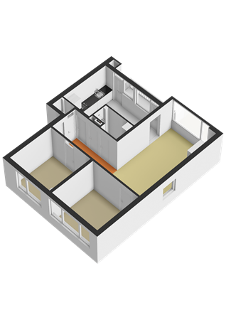 Floorplan - Wedderborg 6, 1082 TA Amsterdam